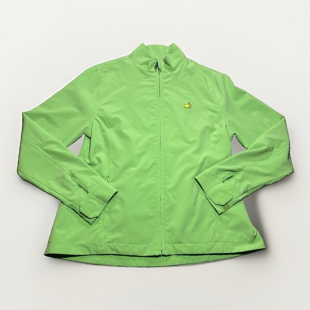 Masters Golf Magnolia Lane Women's Green Jacket Full Zip Size Small S EUC